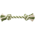 Aerovy Cotton Rope Dog Tug Toy Green 2 Knot