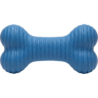 Aerovy Rubber Dog Chew Toy Blue Bone Medium