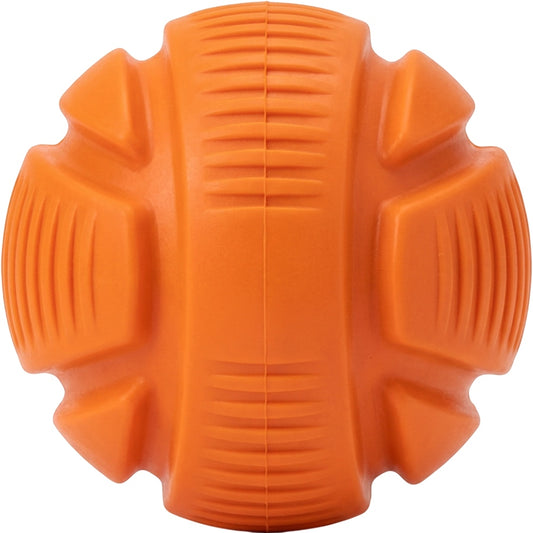 Aerovy Treat Puzzle Dog Toy Orange Ball 3 in